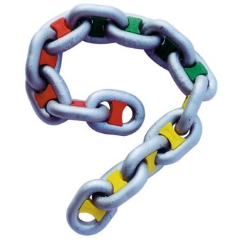 Kättingmarkering 1/4' röd 14st.