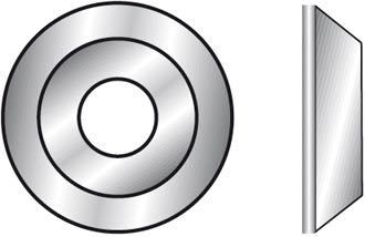 Inredningasbricka m8 a4 DIN 9255-4 2st.