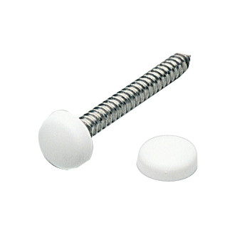 Täckbricka vit Ø3,5 - 4,2mm, 20 st blister
