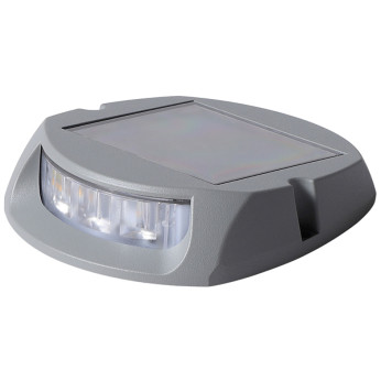 1852 Brygg-/ vägglampa aluminium med solceller