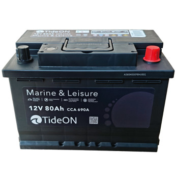 TideON combi mf batteri 12v 80ah