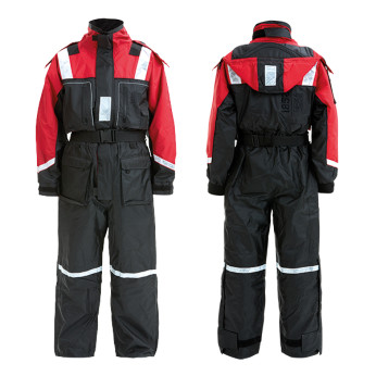 1852 Flytoverall 50N röd/svart, barn st 120