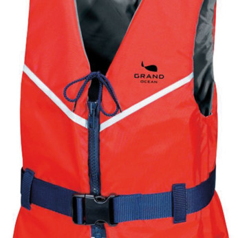 Seglarväst 60-70kg orangeröd