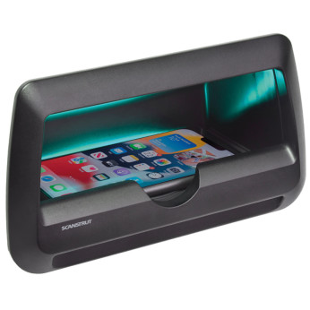 Scanstrut Cove LED - trådlöst laddfack för mobil 15W, vattentät 12/24V