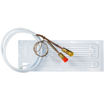 Isotherm Flat förångare 350 x 130mm med X kopplinger till 1283014