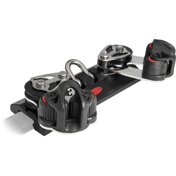 Ronstan Serie 26 genuavagn 4 styrblock och cleat