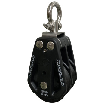 Rutgerson RAW Dubbelblock 60 mm 8mm schackel