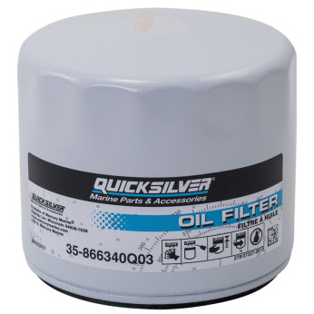 Quicksilver 866340q03 oliefilter, mercruiser sterndrev og in