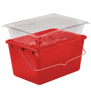 Rektangulärt målarhinks‑inlägg - 5 st.