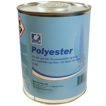 BHP Polyesterplast 1kg, utan härdare