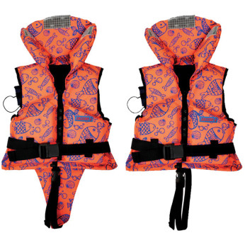 Lalizas barnflytväst ISO 100N med mönster