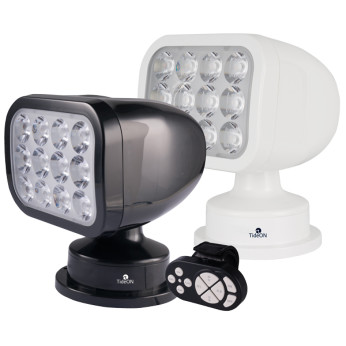 TideON LED søgelygte m/trådløs fjernbetjening