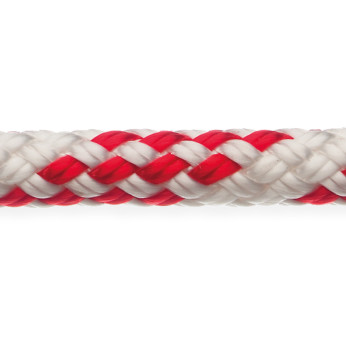 Robline Sirius 300, vit/röd - 1 meter